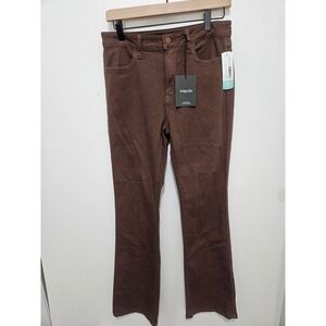 Indigo‎ Six Brown Clean Tonal Bootcut Jean Pants IP165-BR Womens Size 6 NWT
